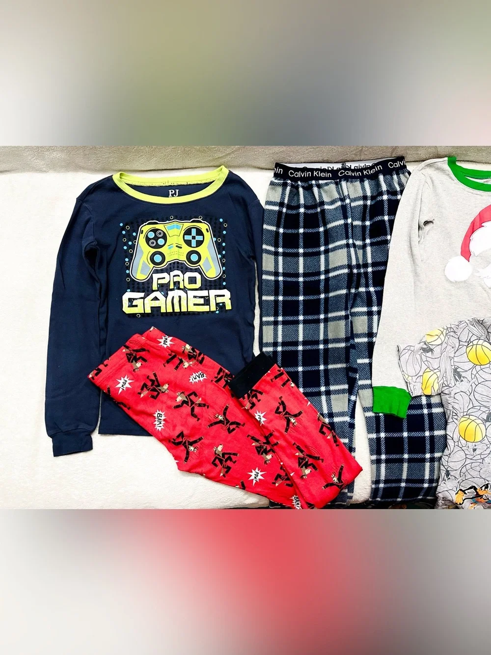 Lot Boys Pajamas Sets Size 8/10 Years Excellent Condition